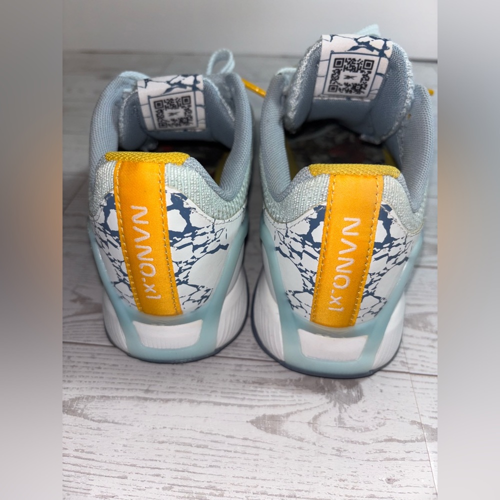Reebok Nano X1 Vegan Nat Geo Arctic Tundra Light Blue Womens Sneaker Size 6 - Picture 15 of 16